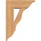 Ekena Millwork Funston Traditional Smooth Bracket w/ Offset Brace, Western Red Cedar, 7 1/2"W x 20"D x 28"H BKT0806X20X28FST01SWR - alternate 3